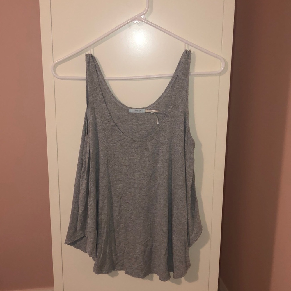 Flowy Grey Tank Top